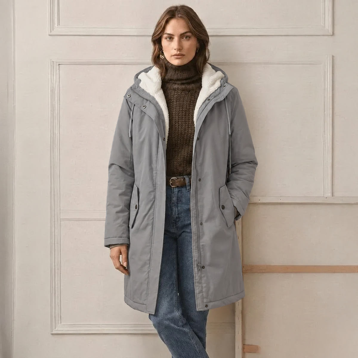 Cosy Waterproof Jacket with Hood