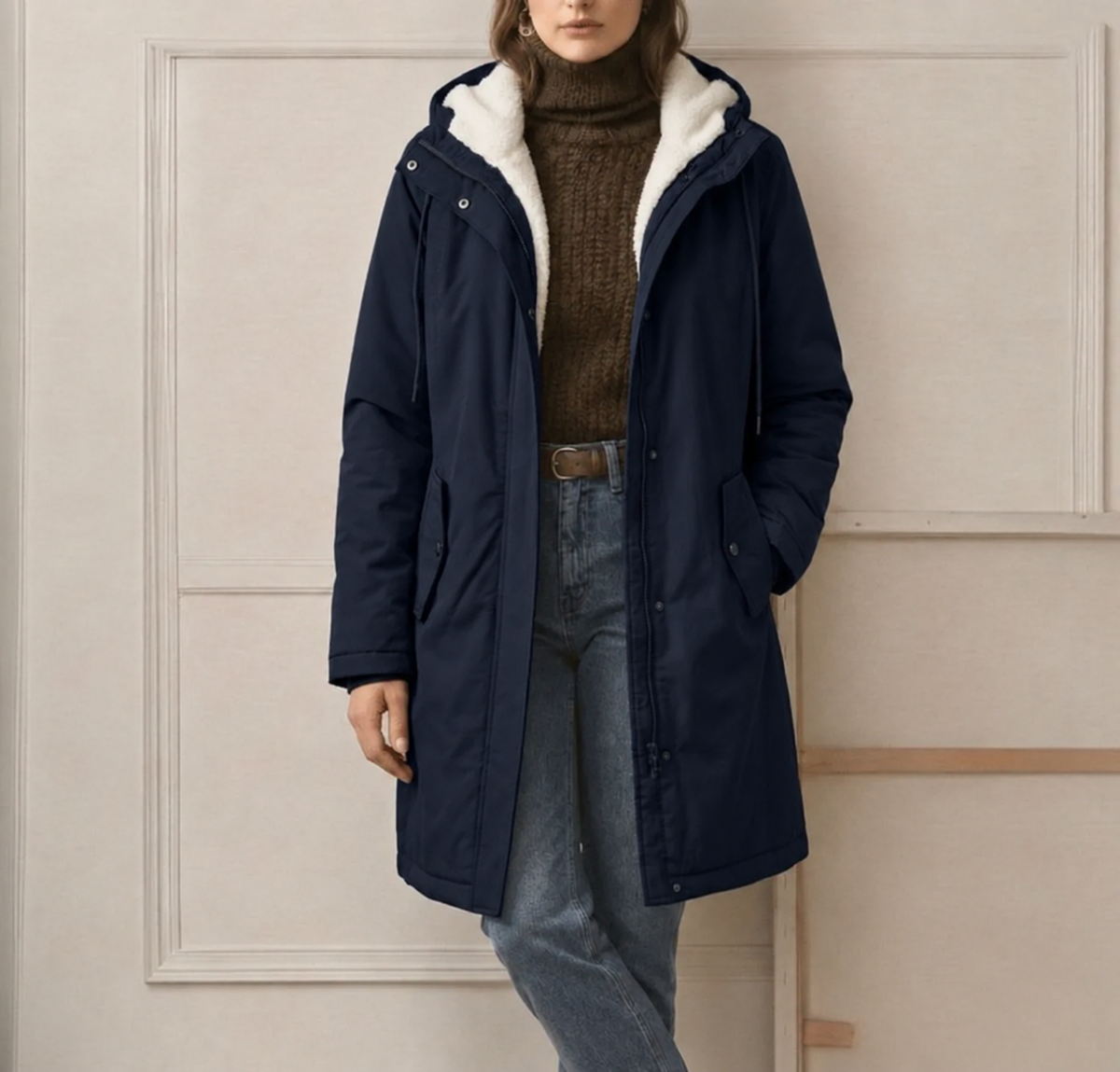 Cosy Waterproof Jacket with Hood