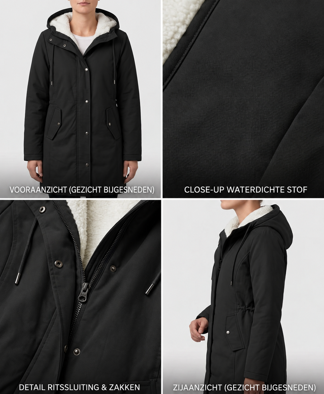 Cosy Waterproof Jacket with Hood