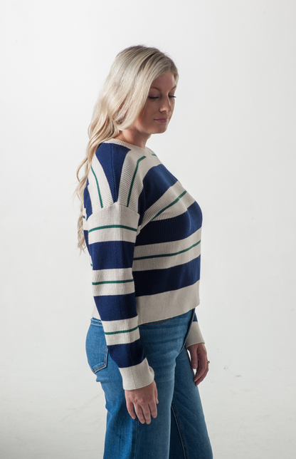 Astra Stripe Sweater Top