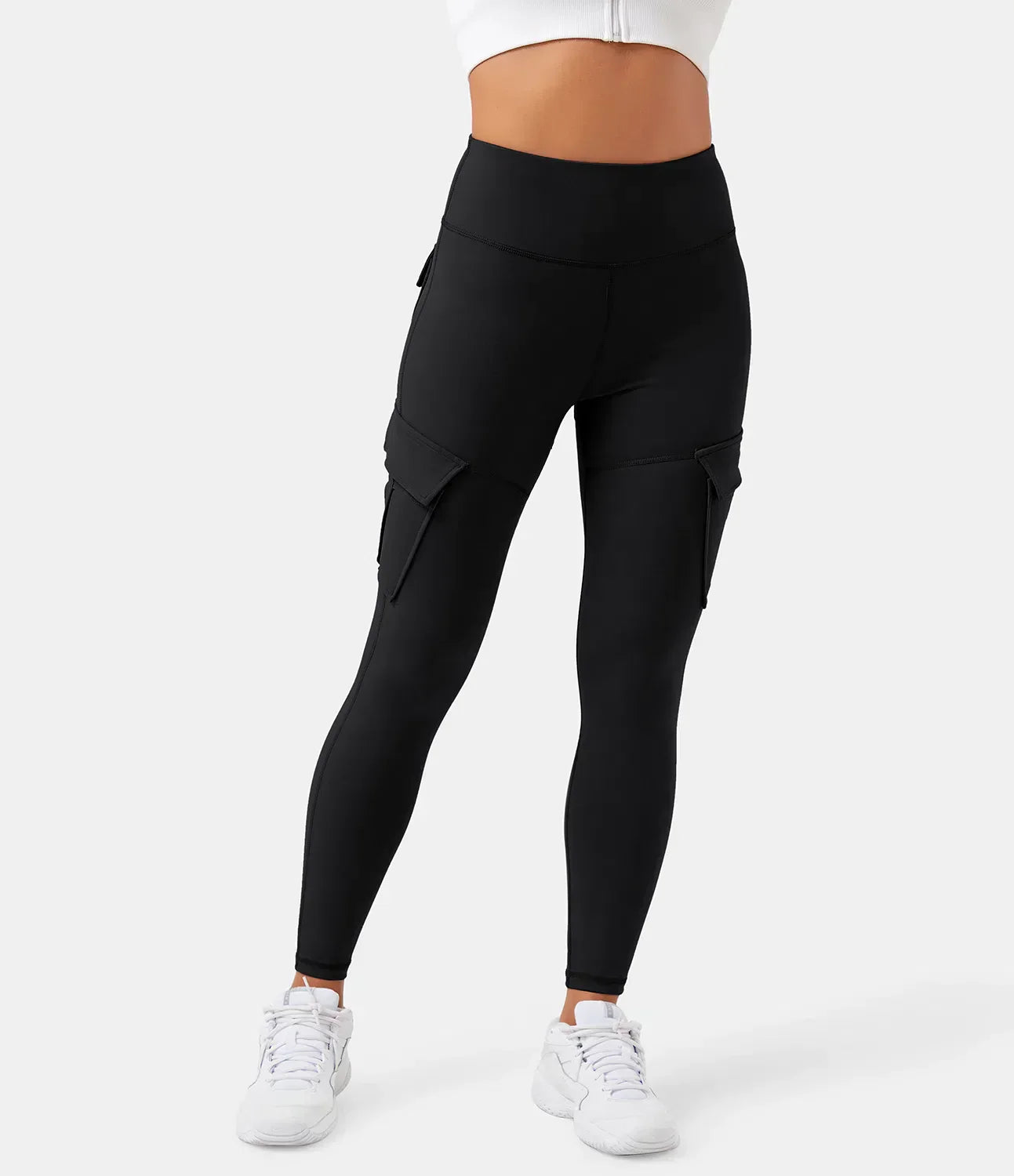Comfortable everyday wear cargo leggings for women