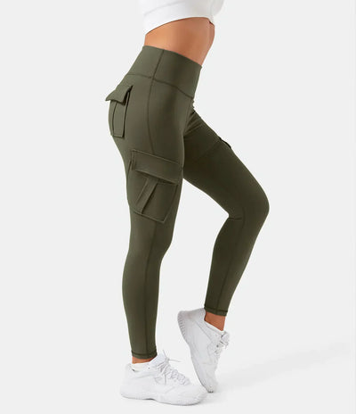 Comfortable everyday wear cargo leggings for women