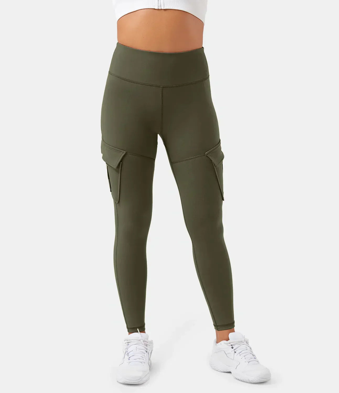 Comfortable everyday wear cargo leggings for women
