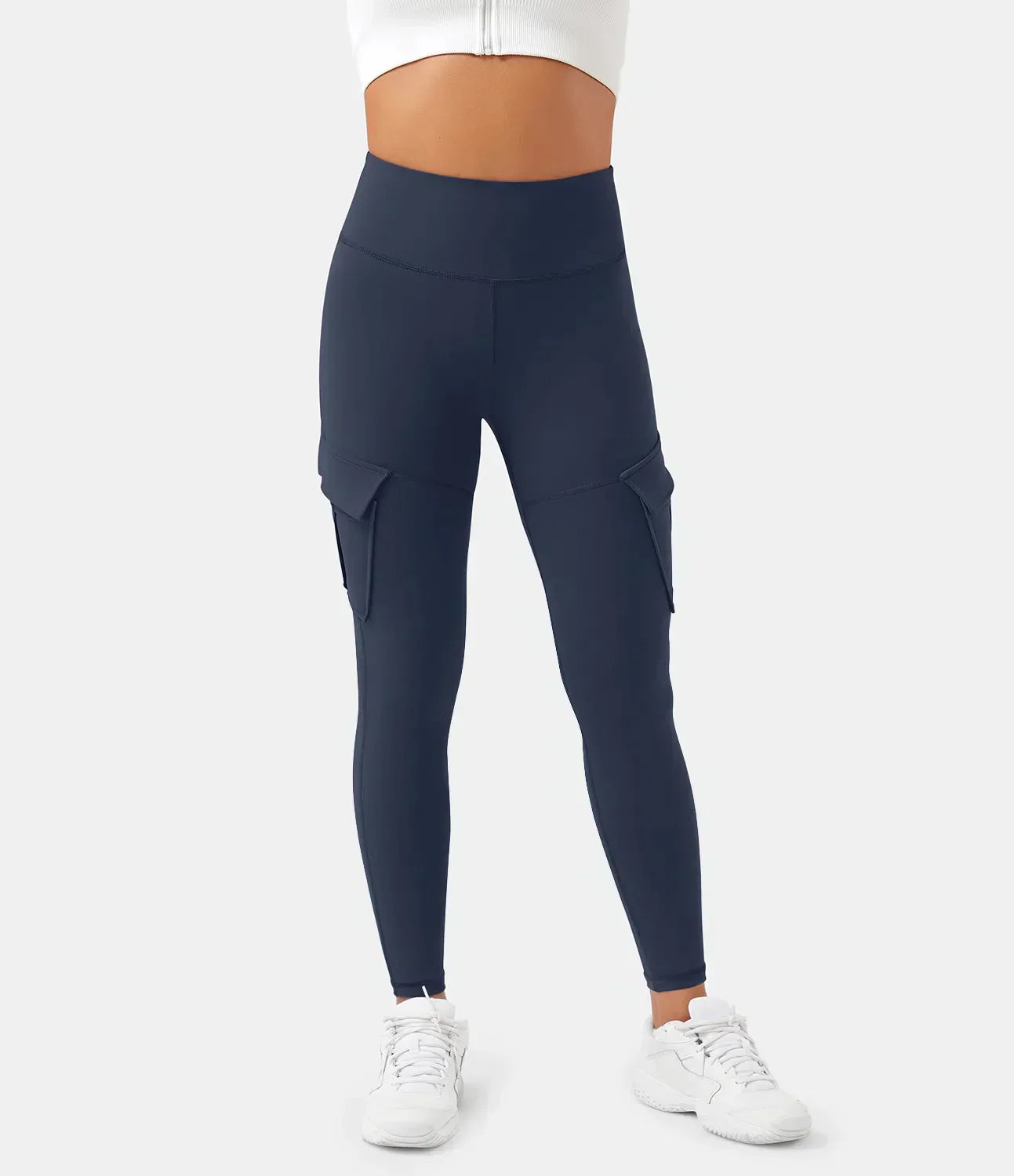Comfortable everyday wear cargo leggings for women