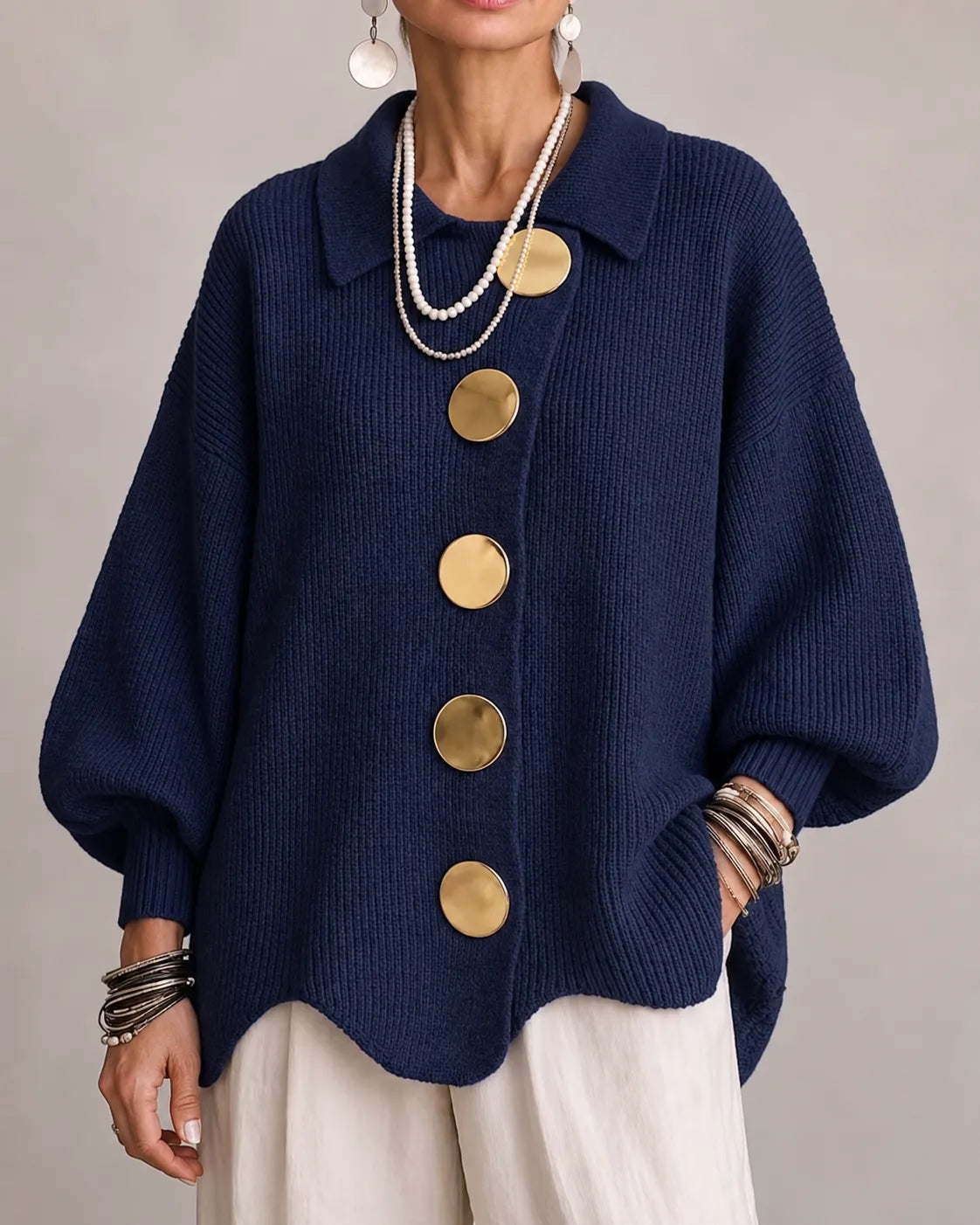Elara | Oversized Knit Sweater