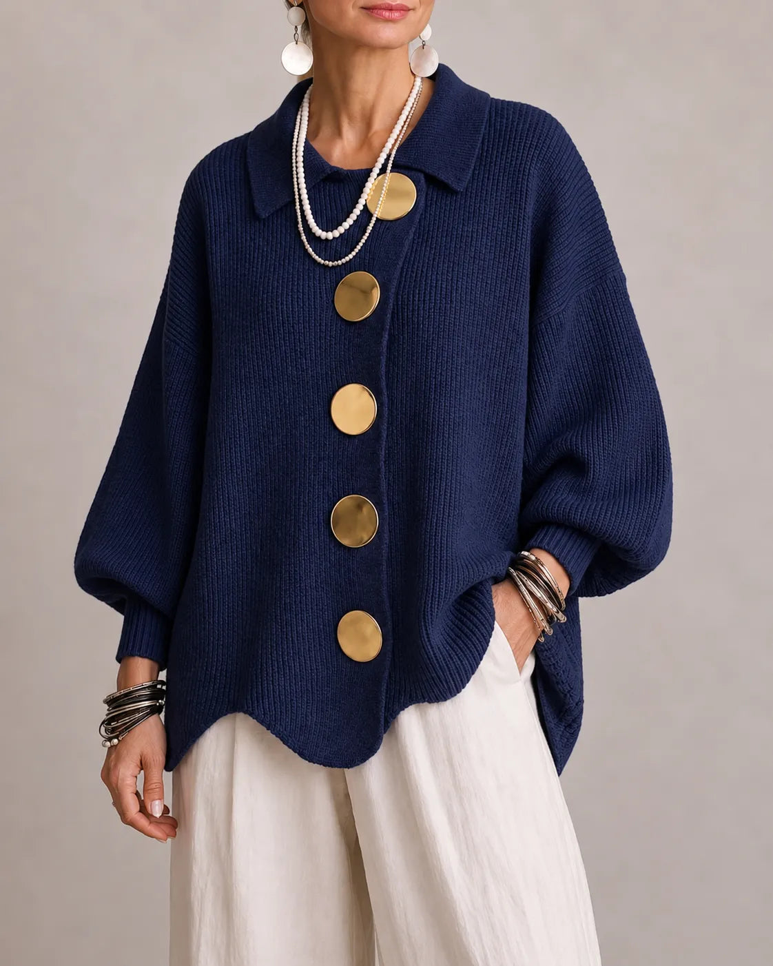 Elara | Oversized Knit Sweater