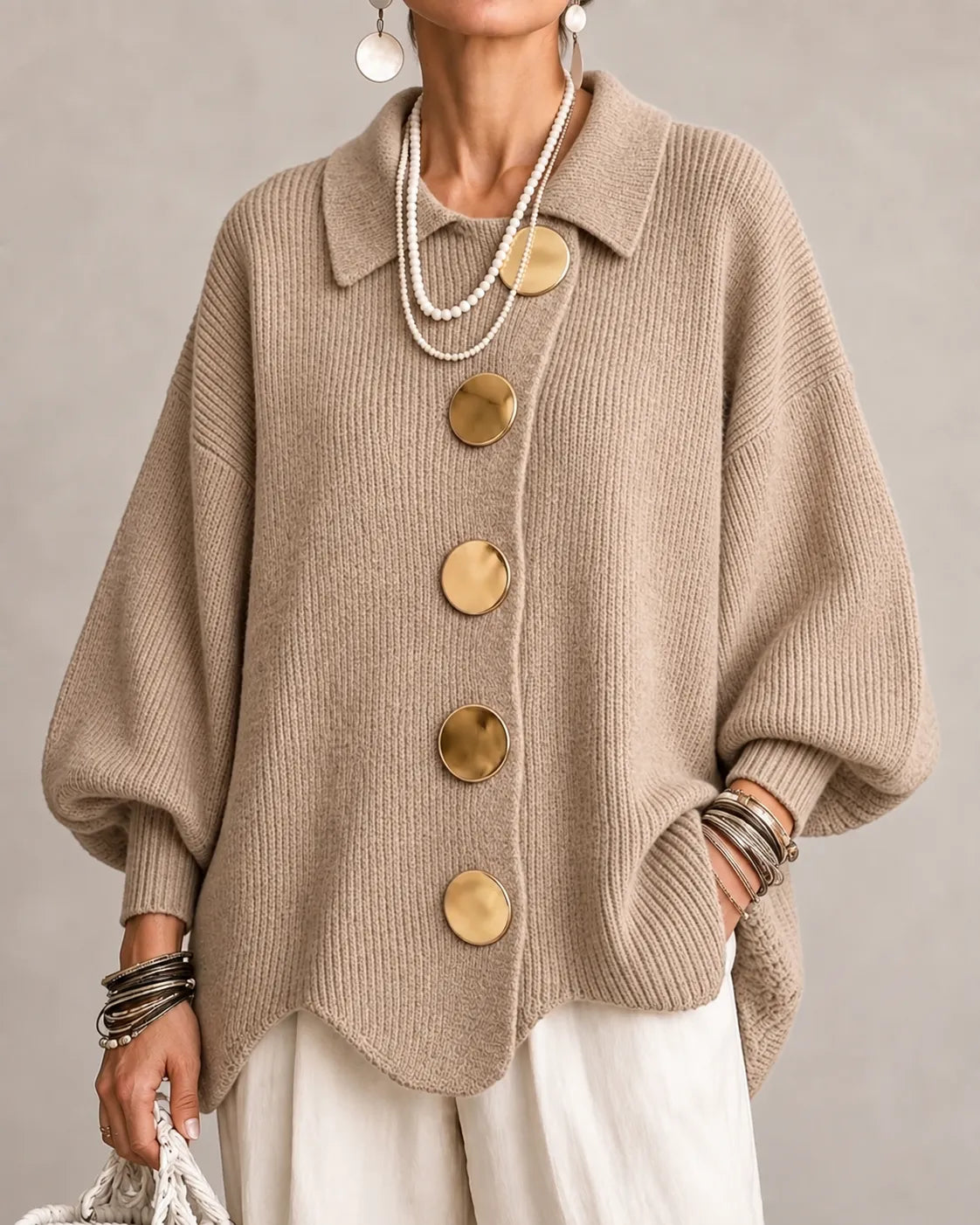 Elara | Oversized Knit Sweater