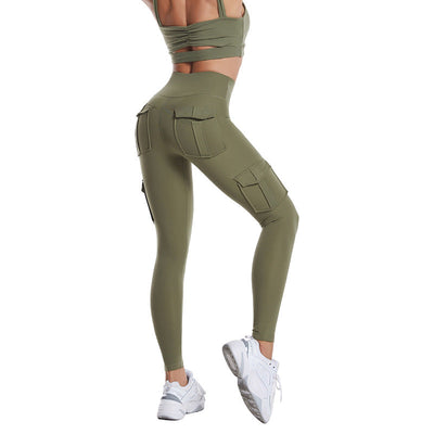 Comfortable everyday wear cargo leggings for women
