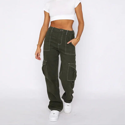 Fiorella - denim pocket jeans