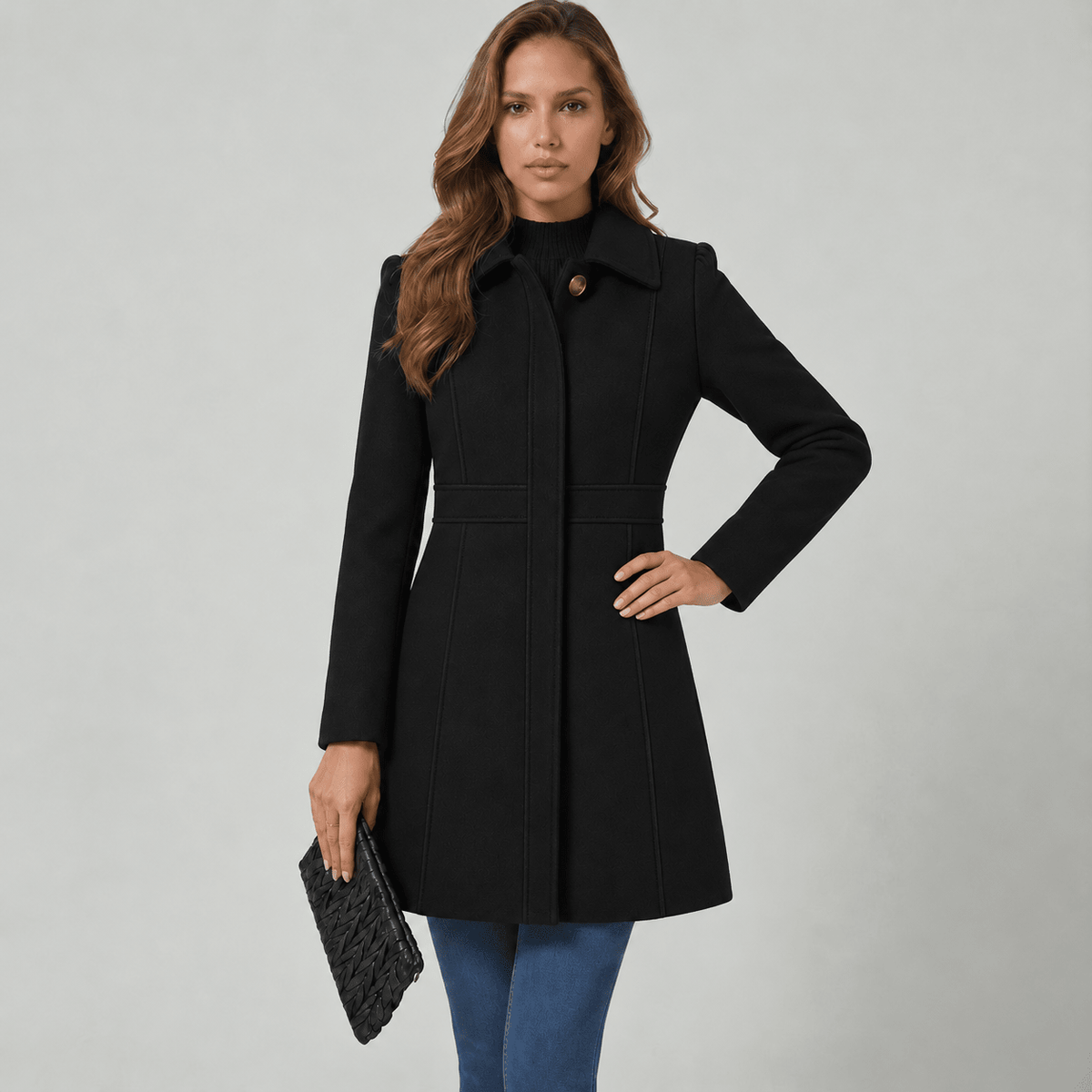 Josephine – Women's Coat with Button Placket